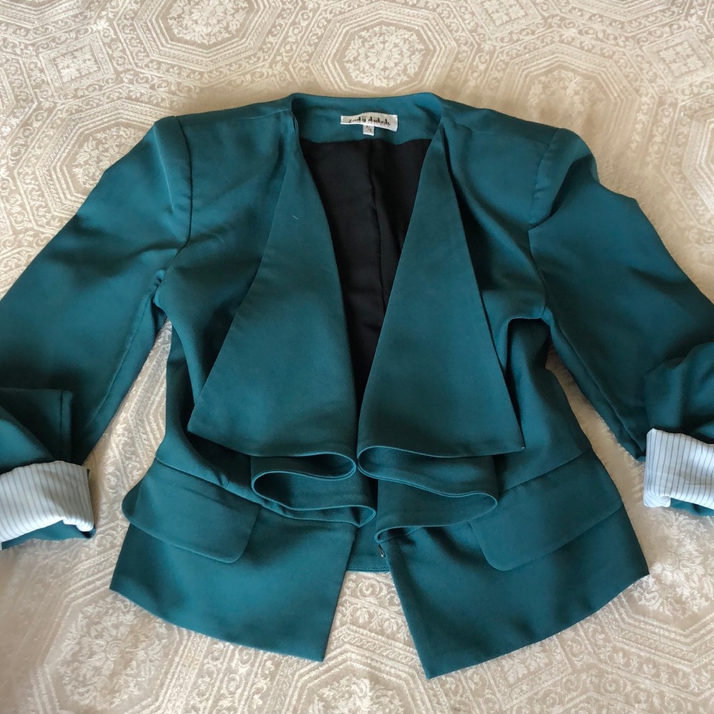 Lady Dutch Dark teal light weight jacket